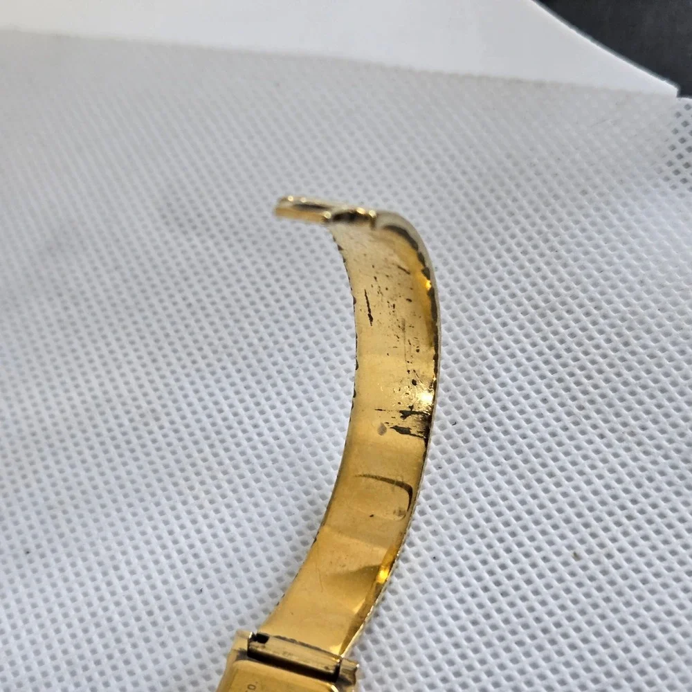 Citizen Quartz Ladies Watch 5421-N69897 Rectangular Gold Tone Bangle 5.5